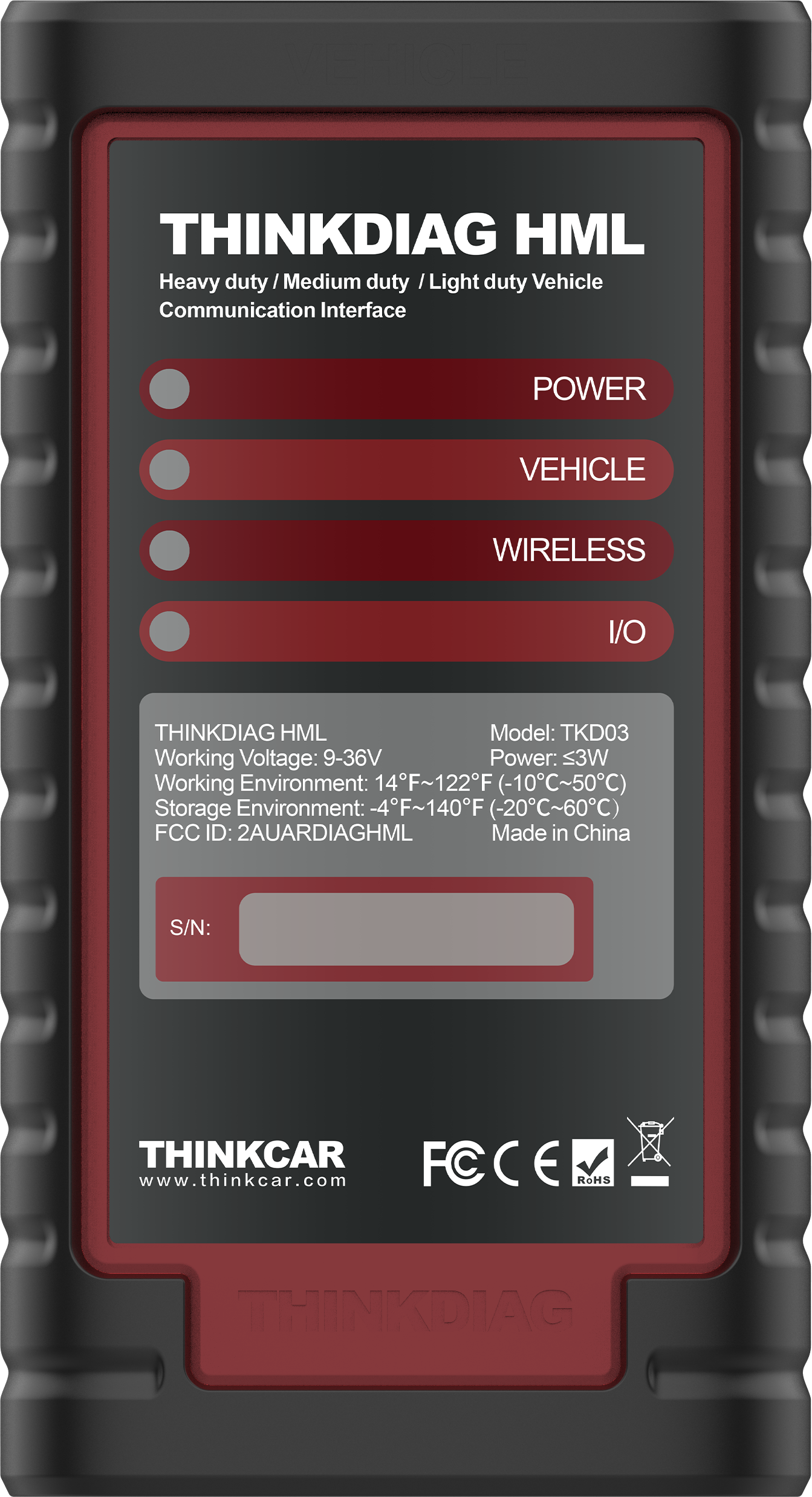 Lkw-Diagnosegerät Thinktool Master CV – Ansicht 4