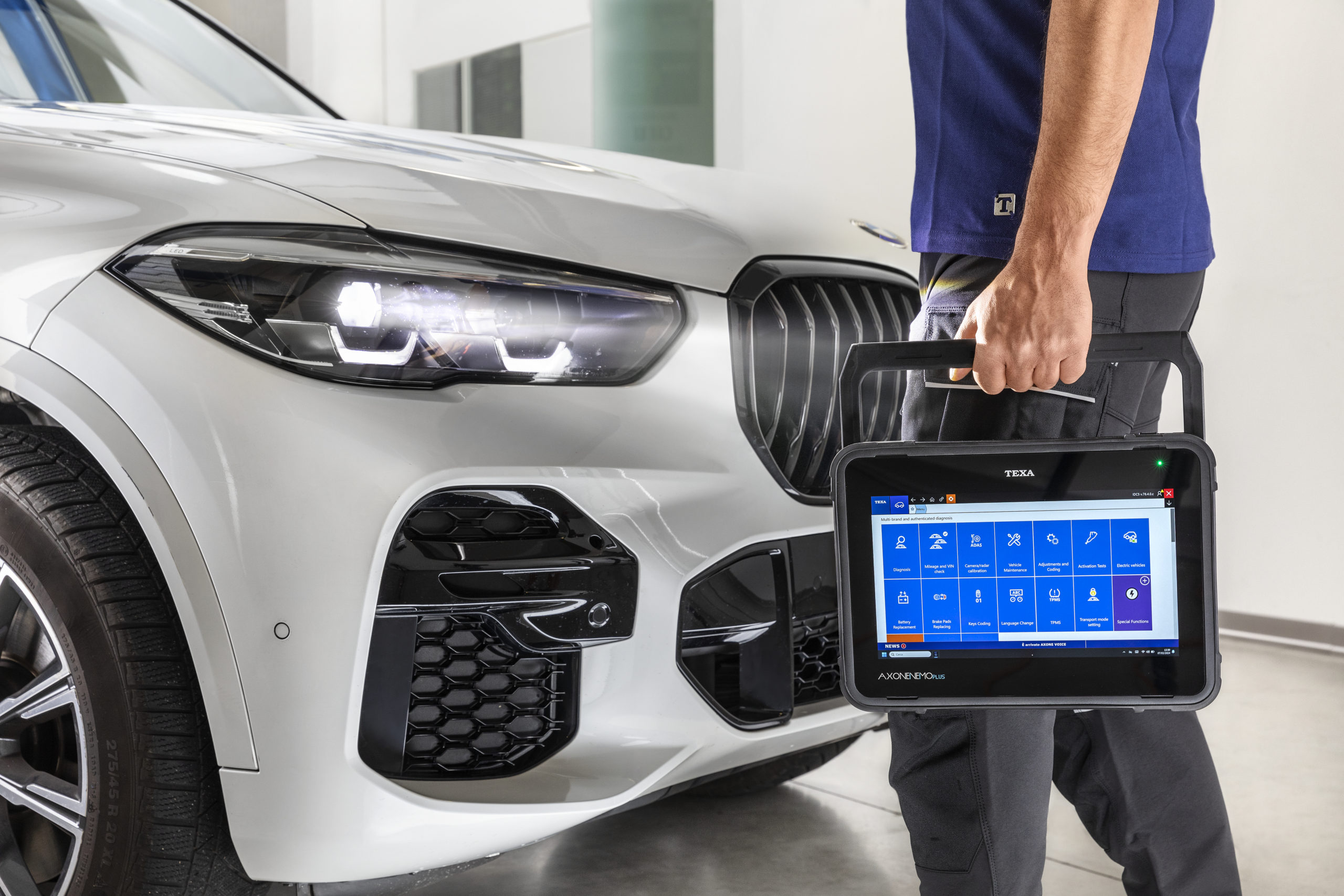 Diagnosegerät Texa AXONE Nemo Plus mit Navigator TXT MULTIHUB 2 Pkw – Ansicht 5