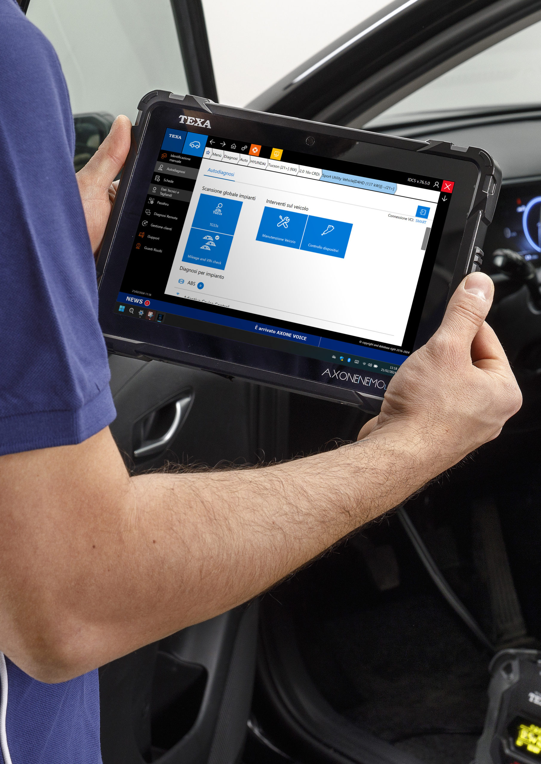 Diagnosegerät Texa AXONE Nemo Plus mit Navigator Nano S 2 Pkw – Ansicht 9