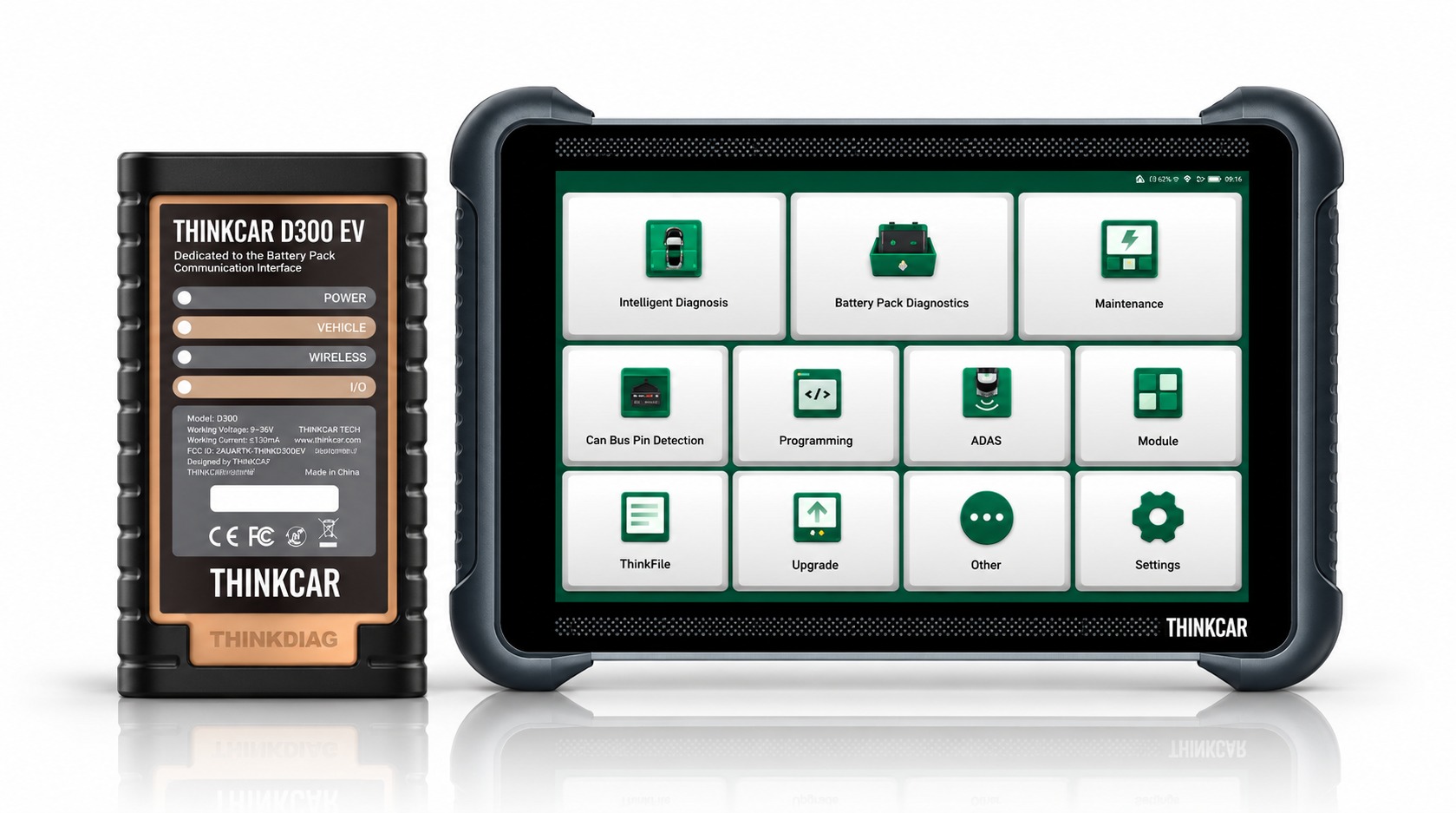 THINKCAR T391 EV – Diagnosegerät für Elektrofahrzeuge – Ansicht 3