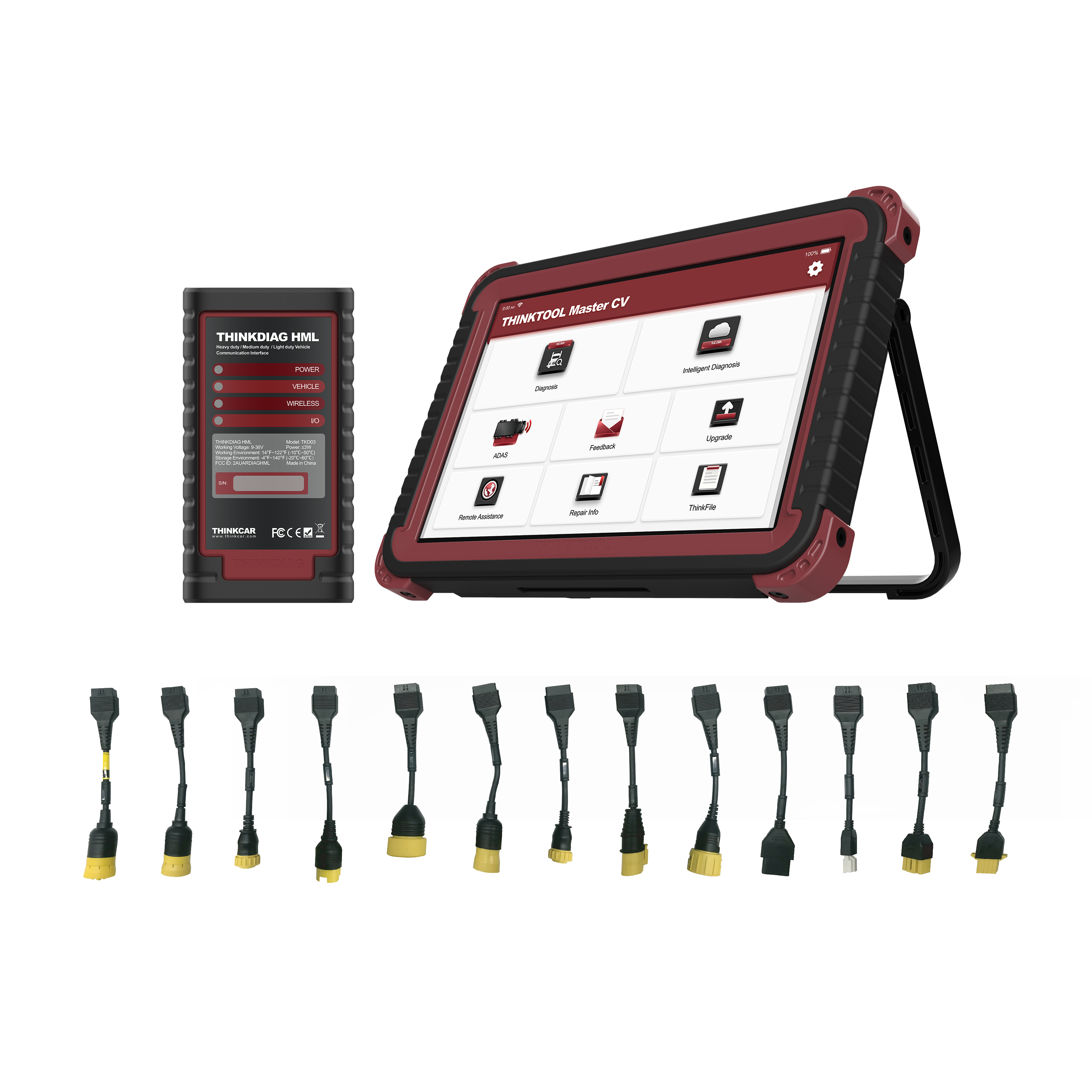 Lkw-Diagnosegerät Thinktool Master CV – Ansicht 2