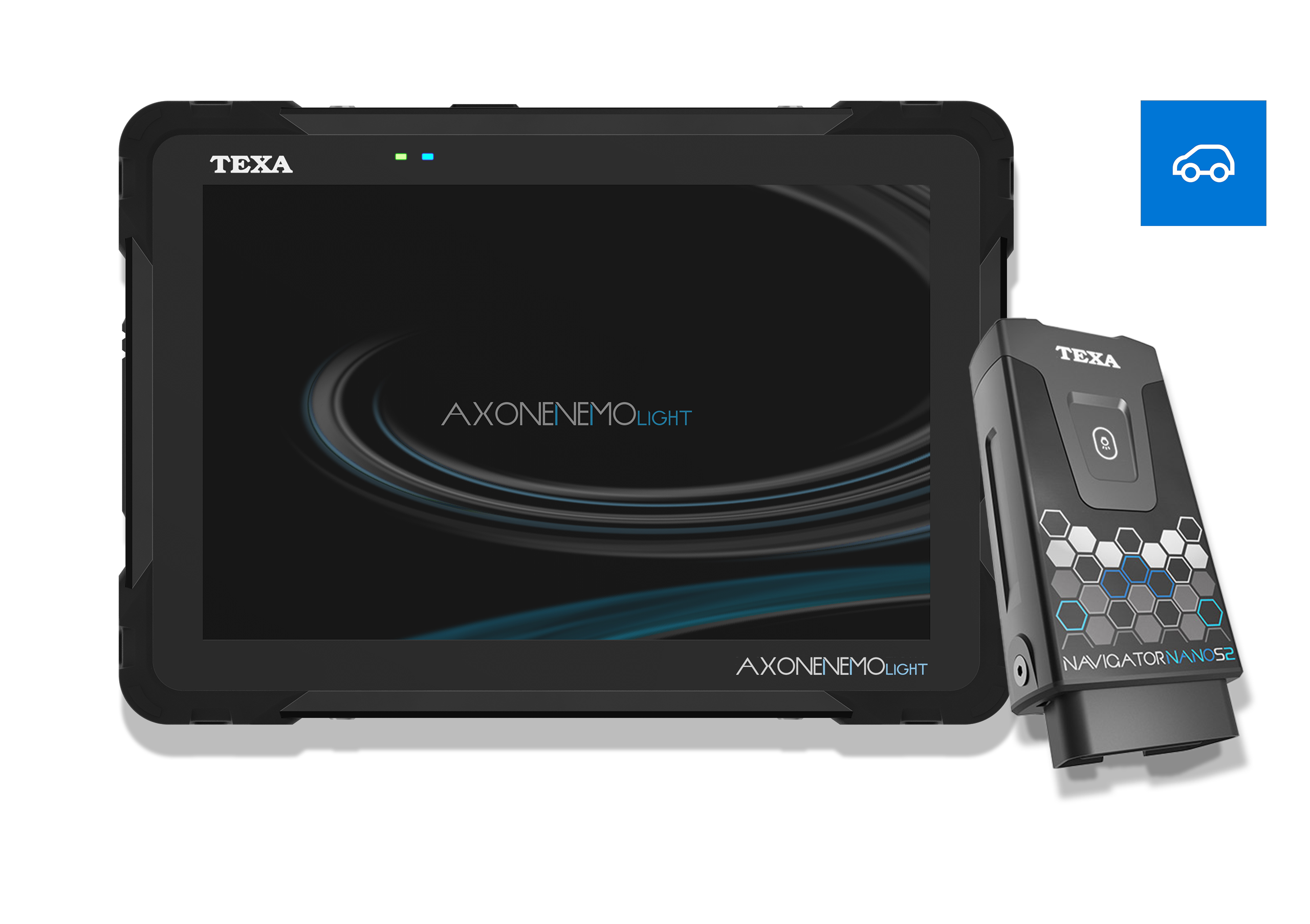 Aktionspaket Diagnosegerät Texa AXONE Nemo Light mit Navigator Nano S 2 Pkw