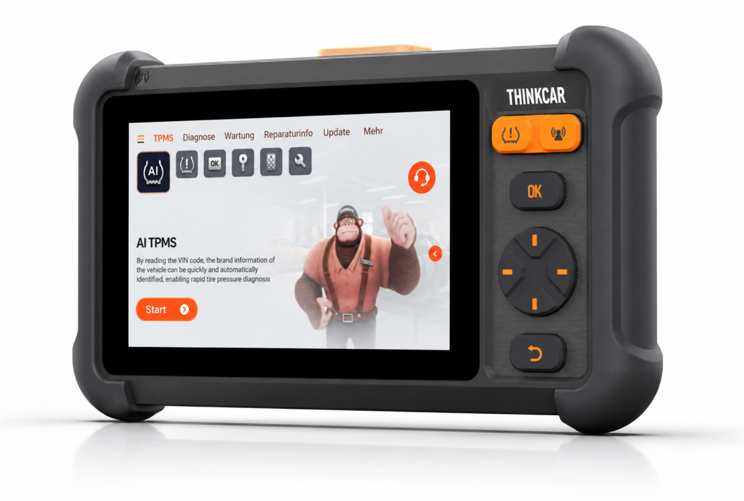 THINKCAR VENU VT5 – RDKS-Gerät mit Pkw-Diagnose
