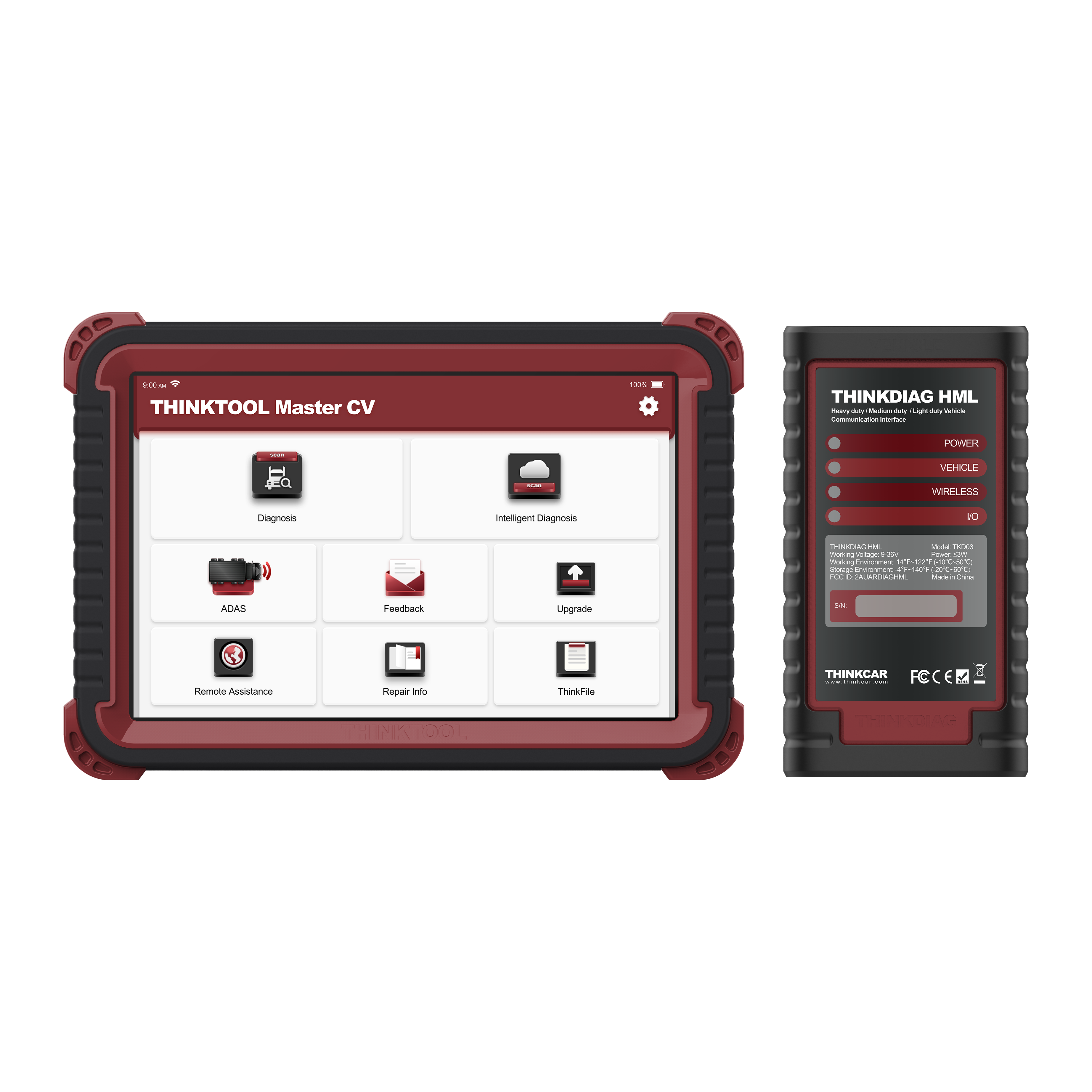 Lkw-Diagnosegerät Thinktool Master CV – Ansicht 5