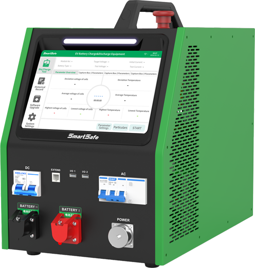 SmartSafe EP401 – Lade- & Entladegerät für EV-Batteriemodule – Ansicht 2