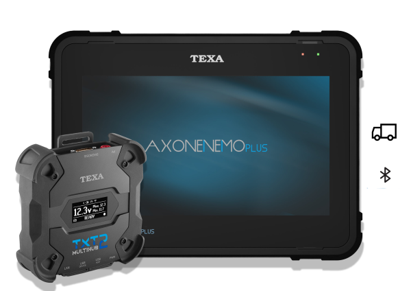 TEXA Axone Nemo Plus Lkw mit Navigator TXT MultiHub 2